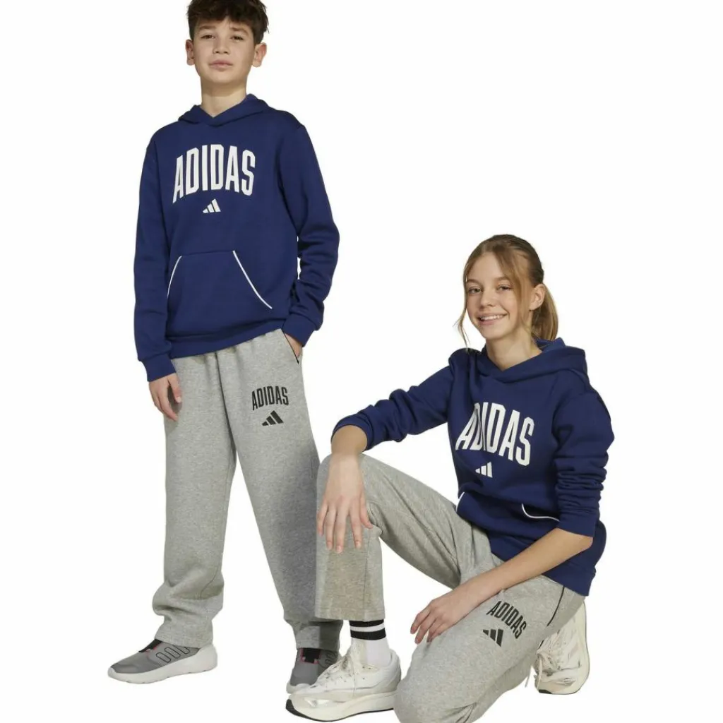 adidas Hosen<· Essentials Collegiate medium grey heather-black