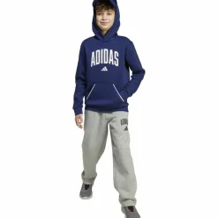 adidas Hosen<· Essentials Collegiate medium grey heather-black