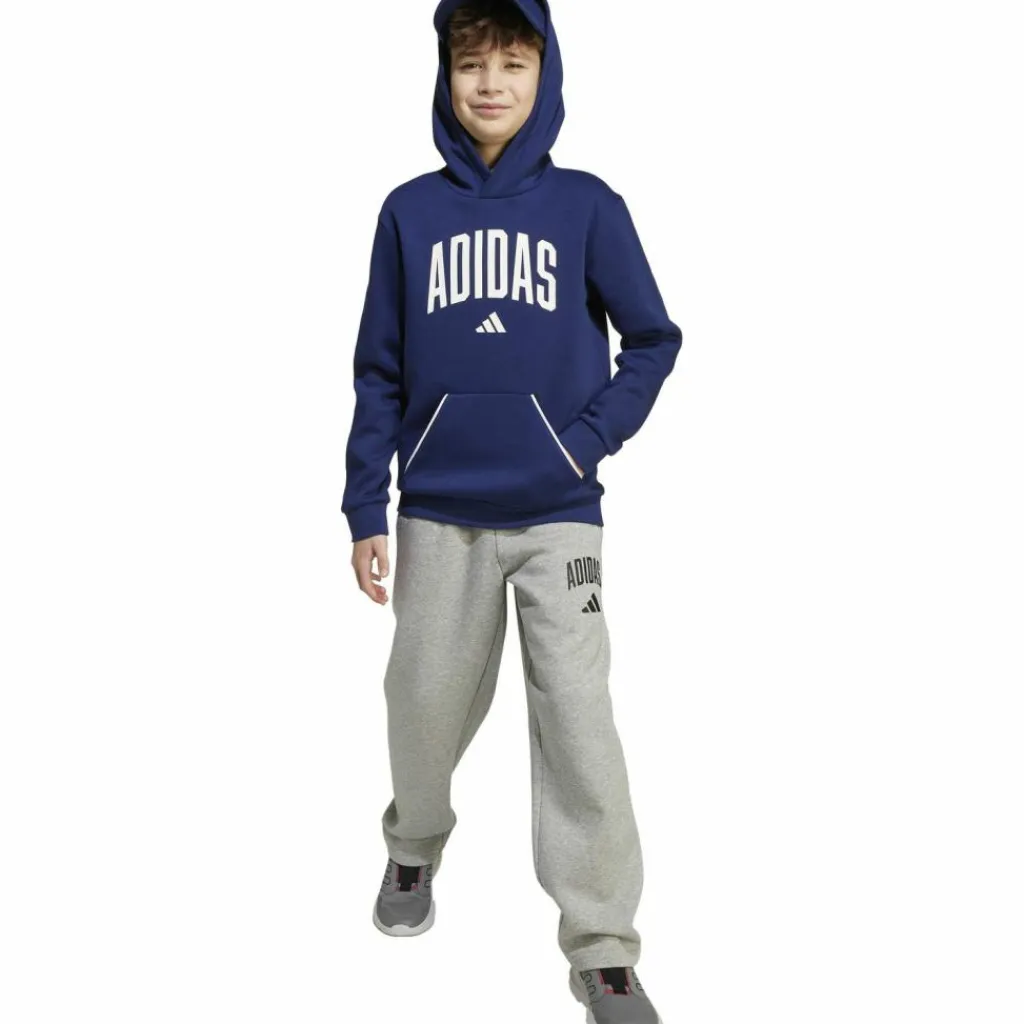 adidas Hosen<· Essentials Collegiate medium grey heather-black