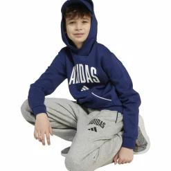 adidas Hosen<· Essentials Collegiate medium grey heather-black