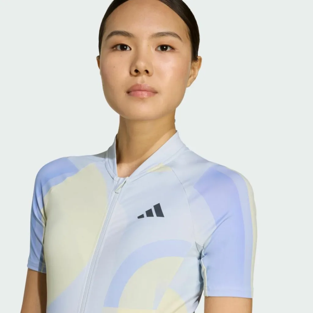 adidas Radsport|Trikots<· Essentials 3-Streifen Light In Motion Halo Blue