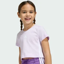 adidas Trainingsanzüge<· ESSENTIALS SET T-SHIRT HOSE Ice Lavender / White