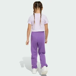 adidas Trainingsanzüge<· ESSENTIALS SET T-SHIRT HOSE Ice Lavender / White