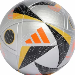 adidas Bälle<· EURO24 LGE Final silver met.-gold met.-black-solar red