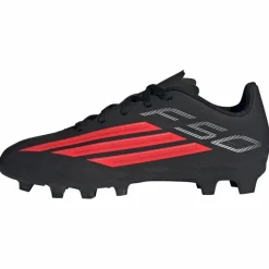 adidas Fußballschuhe<· F50 Club Firm Ground / Multi Ground Core Black / Lucid Red / Core Black