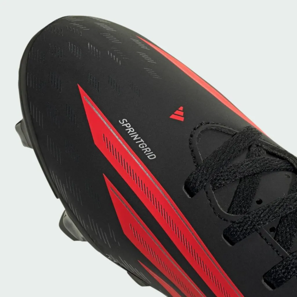 adidas Fußballschuhe<· F50 Club Firm Ground / Multi Ground Core Black / Lucid Red / Core Black