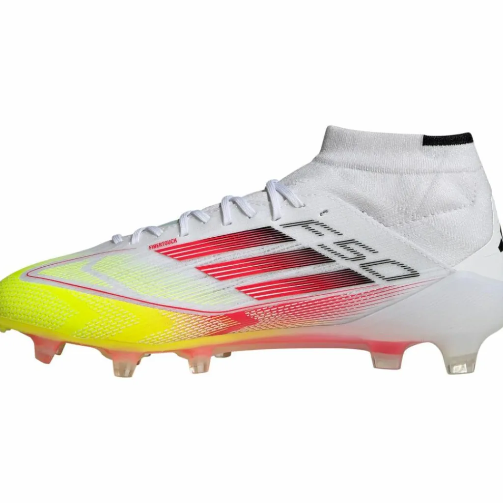 adidas Fußballschuhe<· F50 ELITE FG MID W ftwr white-lucid red-solar yellow