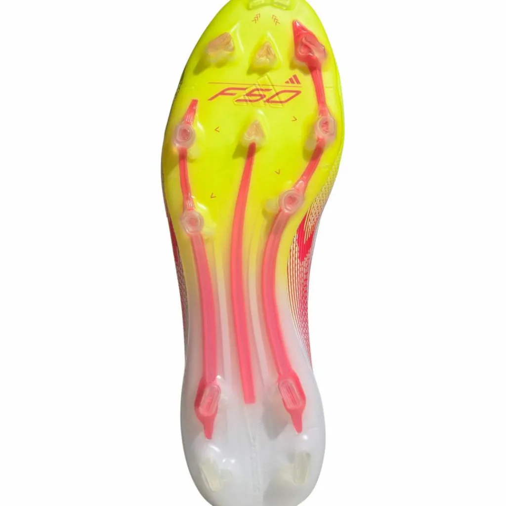 adidas Fußballschuhe<· F50 ELITE FG MID W ftwr white-lucid red-solar yellow