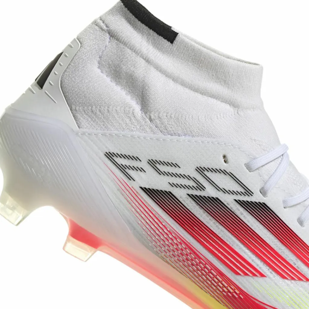 adidas Fußballschuhe<· F50 ELITE FG MID W ftwr white-lucid red-solar yellow