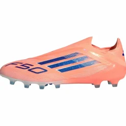 adidas Fußballschuhe<· F50 Elite Fußballschuh, Kunstrasen, Beam Orange / Lucid Blue / Cloud White