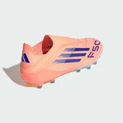 adidas Fußballschuhe<· F50 Elite Fußballschuh, Kunstrasen, Beam Orange / Lucid Blue / Cloud White