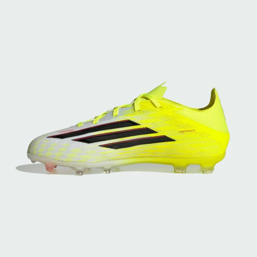 adidas Fußballschuhe<· F50 ELITE Kids Fußballschuh, feste Böden Team Solar Yellow 2 / Core Black / Lucid Red