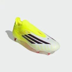adidas Fußballschuhe|Fußballschuhe<· F50 ELITE Laceless SG Fußballschuh Team Solar Yellow 2 / Core Black / Lucid Red