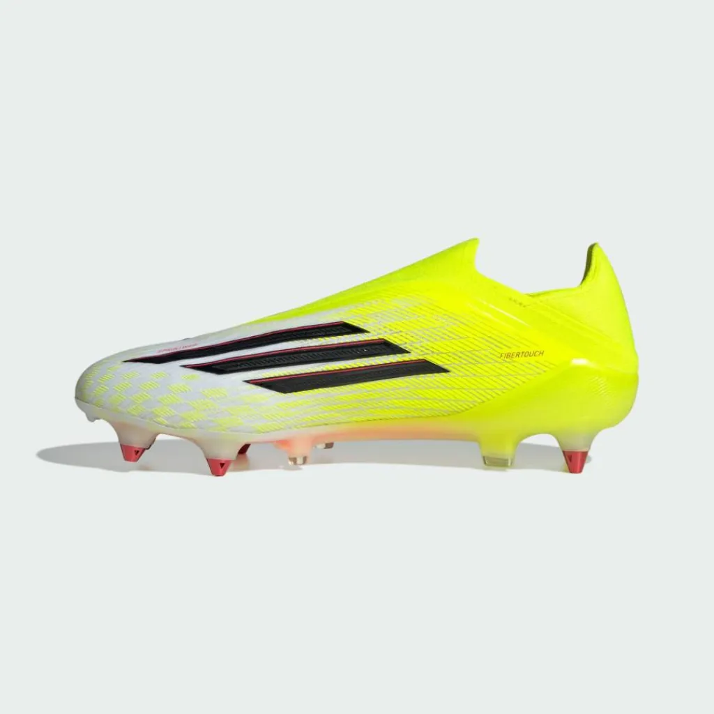 adidas Fußballschuhe|Fußballschuhe<· F50 ELITE Laceless SG Fußballschuh Team Solar Yellow 2 / Core Black / Lucid Red