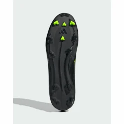 adidas Fußballschuhe|Fußball<· F50 League FG/MG Fußballschuh Core Black / Iron Metallic / Lucid Lemon