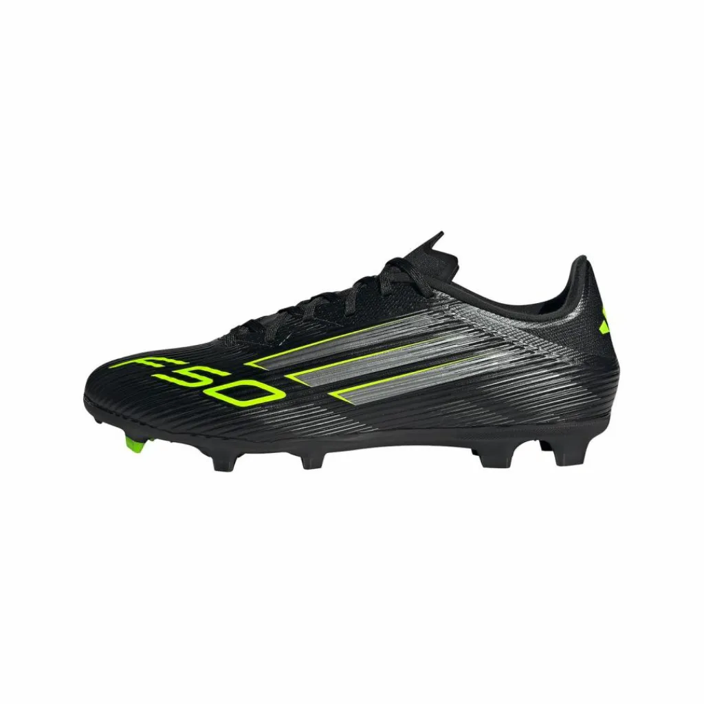adidas Fußballschuhe<· F50 League FG/MG Coral Blaze schwarzgrau