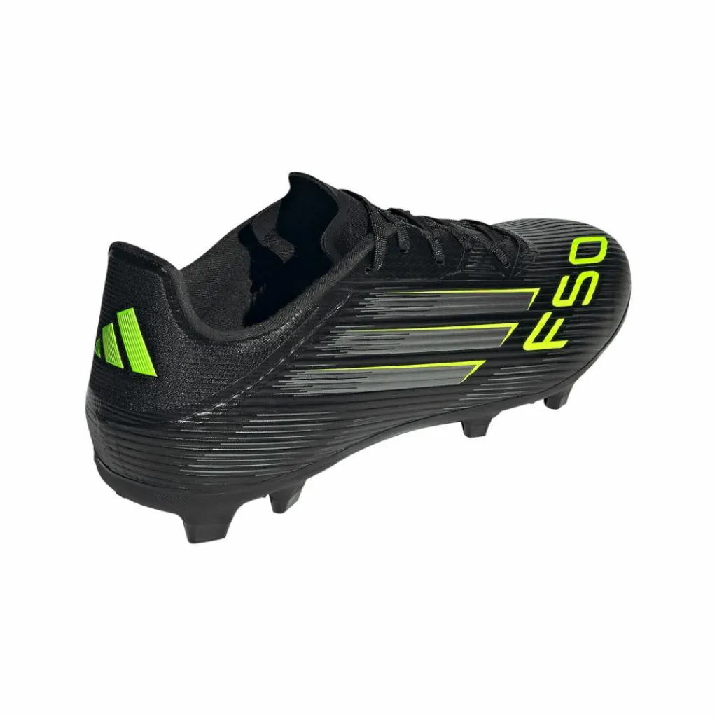 adidas Fußballschuhe<· F50 League FG/MG Coral Blaze schwarzgrau