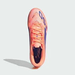 adidas Fußballschuhe<· F50 League Fußballschuh, Rollrasen Beam Orange / Lucid Blue / Cloud White