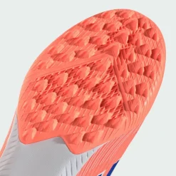 adidas Fußballschuhe<· F50 League Fußballschuh, Rollrasen Beam Orange / Lucid Blue / Cloud White