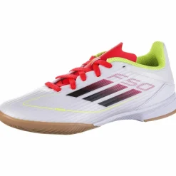 adidas Fußballschuhe<· F50 LEAGUE IN J ftwr white-core black-solar yellow