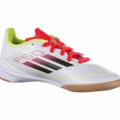 adidas Fußballschuhe<· F50 LEAGUE IN J ftwr white-core black-solar yellow