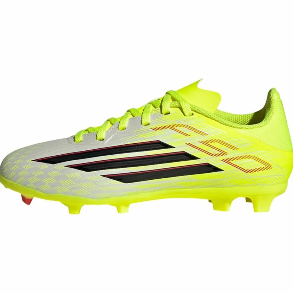 adidas Fußball|Fußballschuhe<· F50 LEAGUE Kids Fußballschuh, Team Solar Yellow 2 / Core Black / Lucid Red