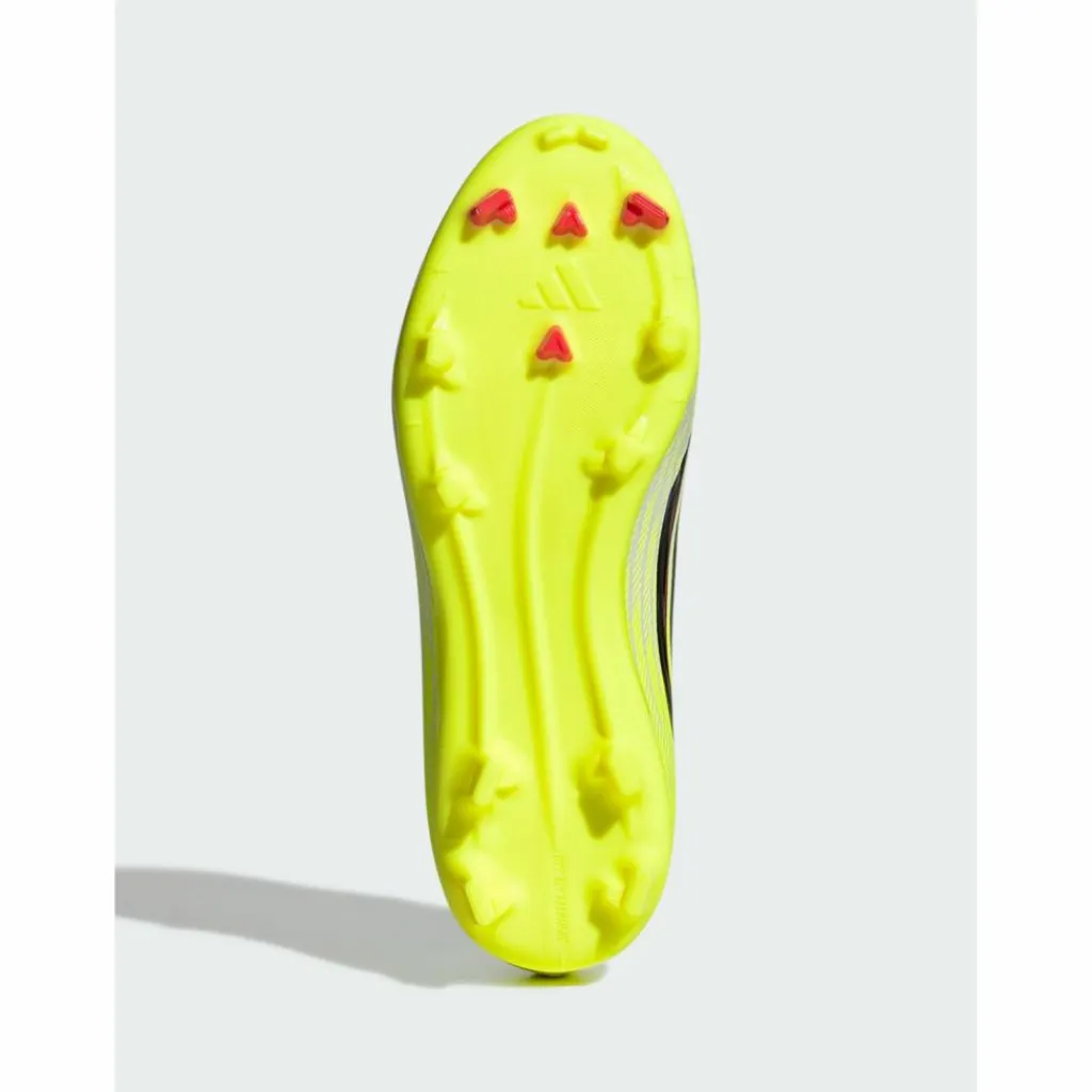 adidas Fußball|Fußballschuhe<· F50 LEAGUE Kids Fußballschuh, Team Solar Yellow 2 / Core Black / Lucid Red
