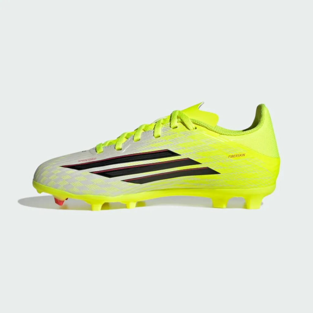 adidas Fußball|Fußballschuhe<· F50 LEAGUE Kids Fußballschuh, Team Solar Yellow 2 / Core Black / Lucid Red