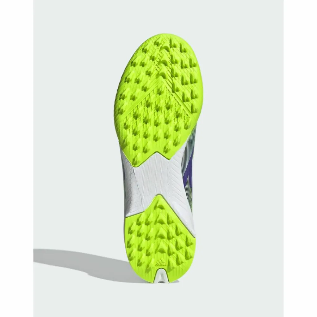 adidas Fußballschuhe<· F50 League Kids Fußballschuh, Purple Rush / Cloud White / Lucid Lemon