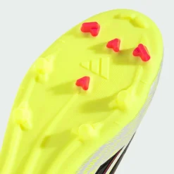 adidas Fußball|Fußballschuhe<· F50 LEAGUE Laceless Firm Ground / Multi Team Solar Yellow 2 / Core Black / Lucid Red