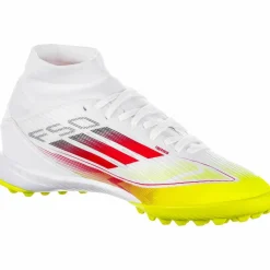 adidas Fußballschuhe<· F50 LEAGUE TF MID W ftwr white-lucid red-solar yellow