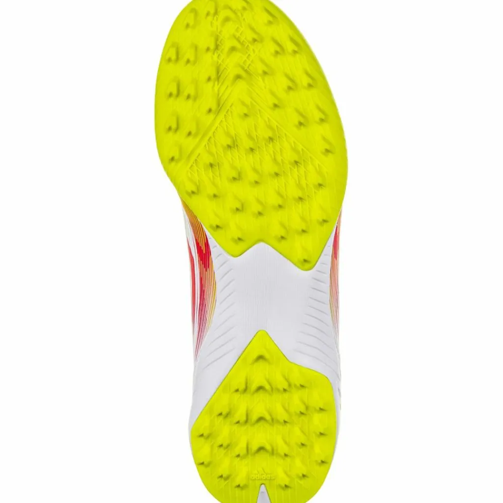 adidas Fußballschuhe<· F50 LEAGUE TF MID W ftwr white-lucid red-solar yellow
