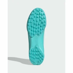 adidas Fußballschuhe|Fußballschuhe<· F50 MESSI LEAGUE Turf Fußballschuh Cloud White / Lucid Pink / Flash Aqua