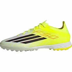 adidas Fußballschuhe|Fußballschuhe<· F50 PRO Turf Fußballschuh Team Solar Yellow 2 / Core Black / Lucid Red