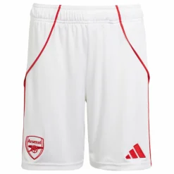 adidas Shorts<· FC Arsenal 25/26 Heimshorts White / Better Scarlet