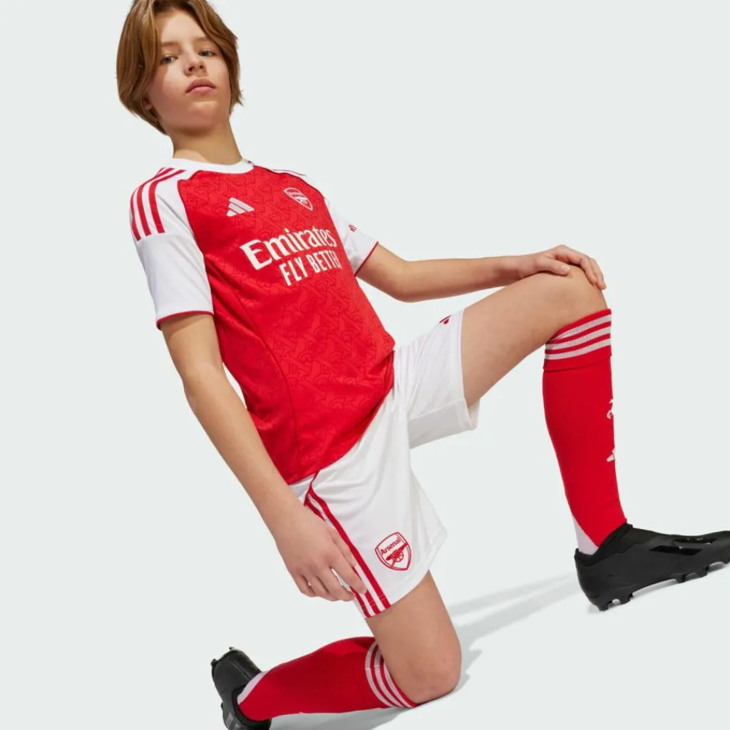 adidas Shorts<· FC Arsenal 25/26 Heimshorts White / Better Scarlet