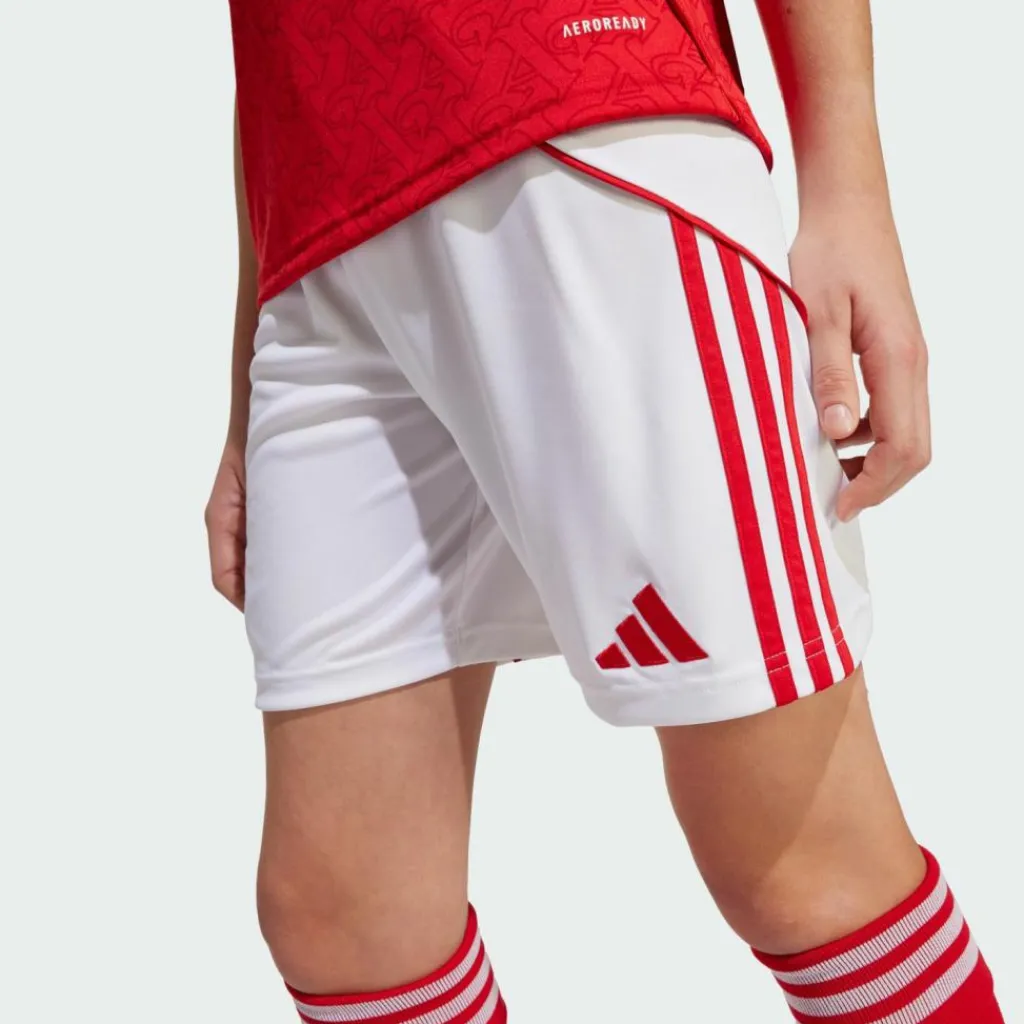 adidas Shorts<· FC Arsenal 25/26 Heimshorts White / Better Scarlet