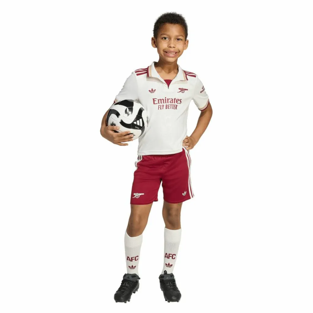 adidas Fußball|Trainingsanzüge<· FC Arsenal London Minikit 3rd 25/26 Kids weissrot