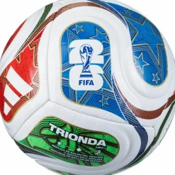 adidas Bälle<· FIFA World Cup 26™ Trionda Mini+ white-royblu-solblu