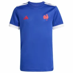 adidas Shirts<· Frankreich Rugby Home Replica Semi Lucid Blue