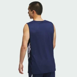 adidas Basketball|Tops & Tanks<· 3G Speed Basketball AEROREADY Team Navy / White