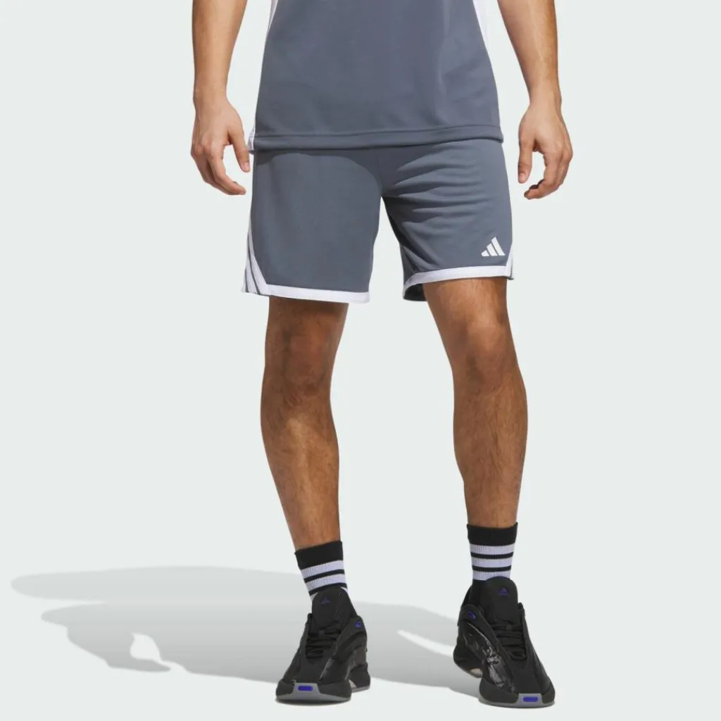 adidas Basketball|Basketball<· 3G Speed Basketball AEROREADY Shorts Grey Four / White