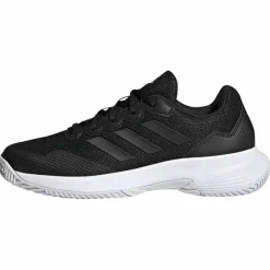 adidas Tennis<· Gamecourt 2.0 Tennisschuh Core Black / Core Black / Silver Metallic
