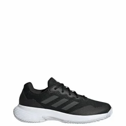 adidas Tennis<· Gamecourt 2.0 Tennisschuh Core Black / Core Black / Silver Metallic