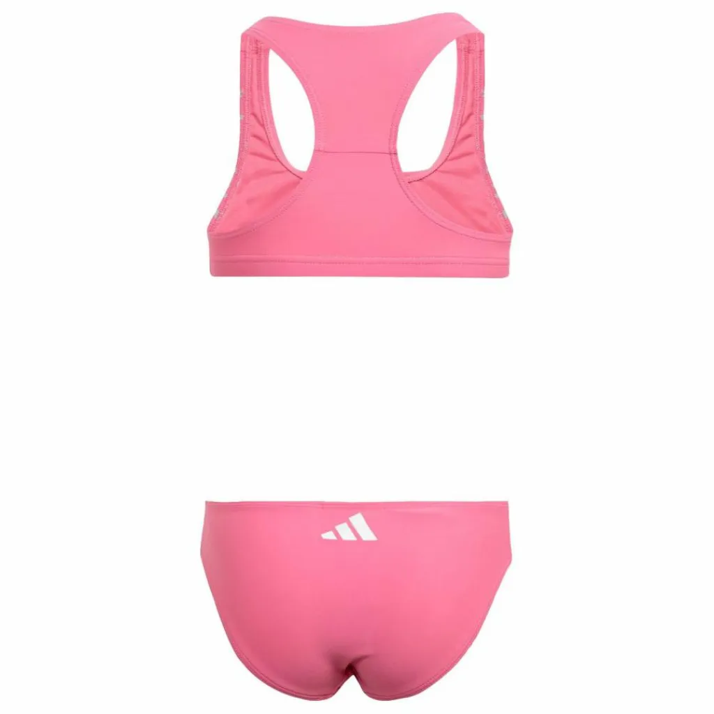 adidas Schwimmen<· Glitzer Bikini Set für Kinder Pink Fusion