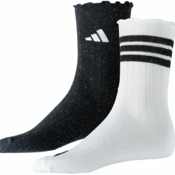 adidas Laufen|Laufen<· GLOW SOCK 2PP white-black-greone