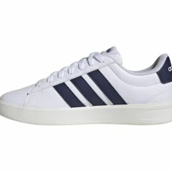 adidas Streetwear|Sneaker<· Grand Court 3.0. ftwwht-darkblue-corewhite