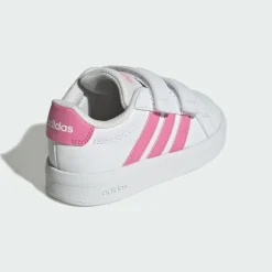adidas Sneaker<· GRAND COURT 3.0 KIDS SCHUH Cloud White / Bliss Pink / Bliss Pink