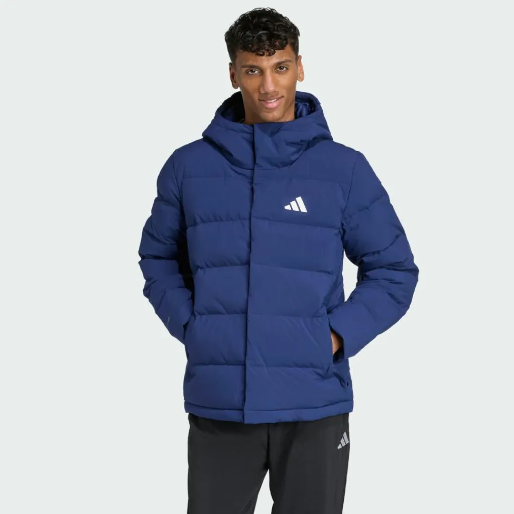 adidas Winterjacken<· Helionic CLIMAWARM Daunenjacke mit Dark Blue