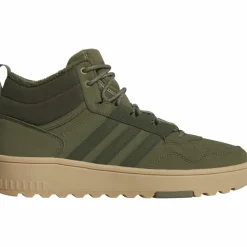 adidas Streetwear|Sneaker<· HOOPS 4.0 MID WINTERIZED olive strata-night cargo-gum